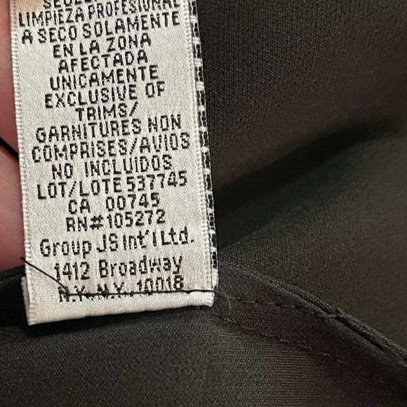 Kay Unger Margherita Stretch Crepe Walk Thru Jumpsuit Art Deco Beading - Picture 12 of 12